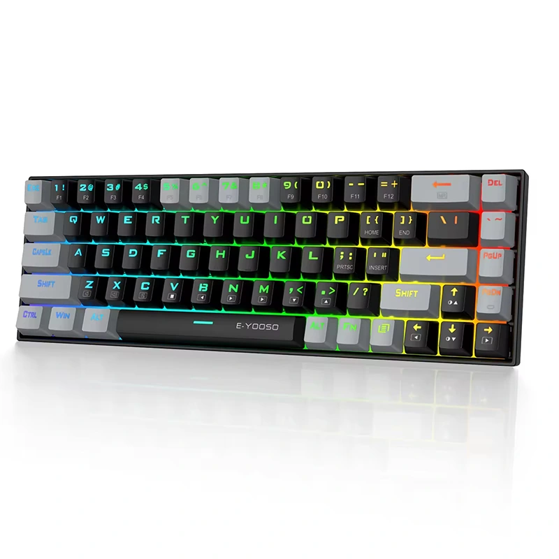 68键 RGB 有线机械游戏键盘