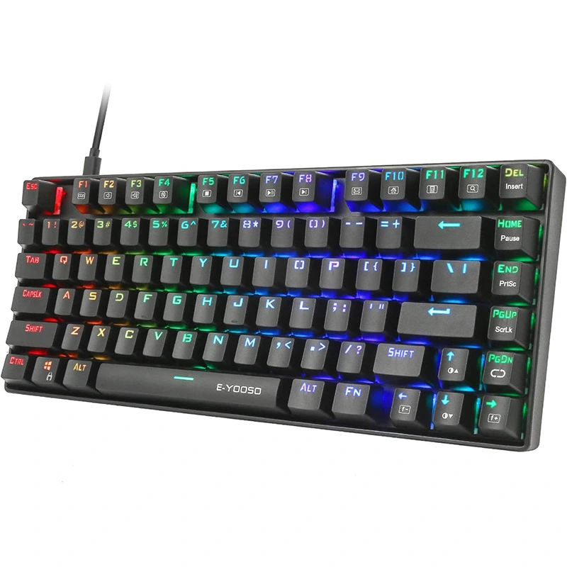 81 键 RGB 防水机械游戏键盘